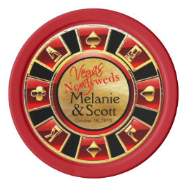 ベガスカジノチップレッド&ブラック ポーカーチップ