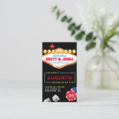 ベガスカジノナイトスタン&ドーパーティーチケット 名刺 (スタンド正面)