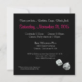 ベガスカジノパーティー50歳誕生日 招待状 (裏面)