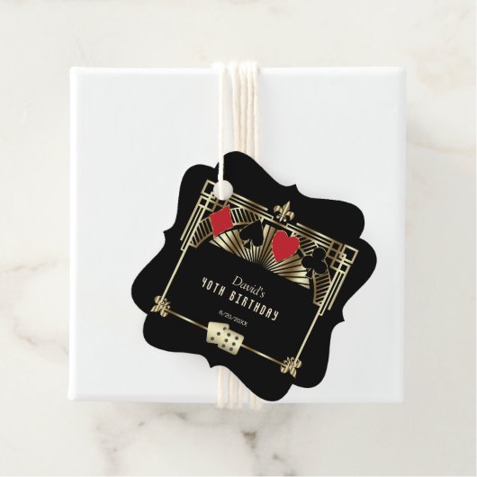 ベガスカジノロイヤル素晴らしギャツビー40th誕生日 フェイバータグ (インサイチュ)