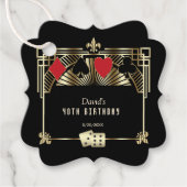 ベガスカジノロイヤル素晴らしギャツビー40th誕生日 フェイバータグ (正面)