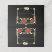 ベガスカジノロイヤル素晴らしギャツビー40th誕生日 プレイスカード (外部開封)