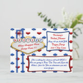 ベガスカジノヴィンテージスタイルパーティー招待状 招待状 (スタンド正面)