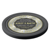 ベガスカジノ金ゴールド結婚シルバーの好意 ポーカーチップ (トップ)