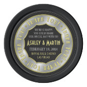 ベガスカジノ金ゴールド結婚シルバーの好意 ポーカーチップ (裏面)