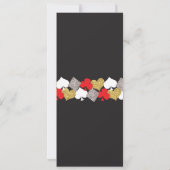 ベガスカジノ カード ウェディング レセプション メニュー (裏面)