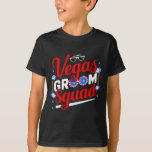 ベガスグルームスクワッドベガスバチュラーパーティ結婚したイン Tシャツ<br><div class="desc">ベガスグルームスクワッドベガスバチュラーパーティ結婚したインベガス</div>