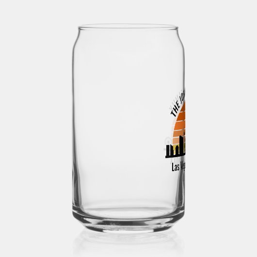 ベガスストリップサンセットカスタムバケーション ガラス缶 (右)