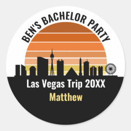 ベガスストリップサンセットカスタムバケーション ラウンドシール