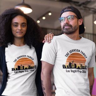 ベガスストリップサンセットカスタムバケーション Tシャツ