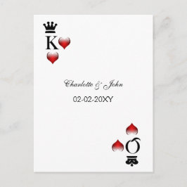 ベガスセーブ・ザ・デート案内 案内ポストカード