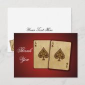 ベガステーマサンキューカード標準3.5 x 5 サンキューカード (正面/裏面)