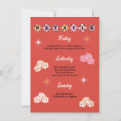 ベガスハートサイン独身最後の週末 招待状 (裏面)