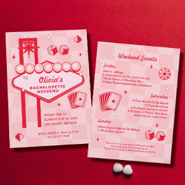 ベガスバチェロレッテ招待状 招待状