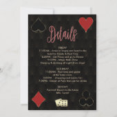 ベガスビエアフワーズカジノギャツビー素晴らしバチェロレッテ 招待状 (裏面)