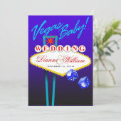 ベガスベビー!ウェディング日付を青で保存 セーブザデート (スタンド正面)