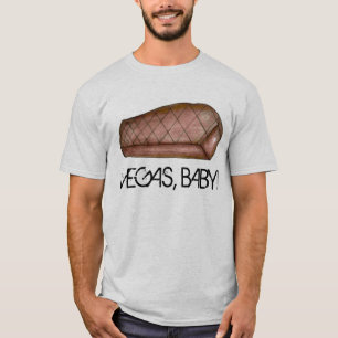 ベガスベビー!ラスベガスNVネバダストリップステーキ Tシャツ
