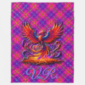 ベガスレーフェニックス フリースブランケット (正面)