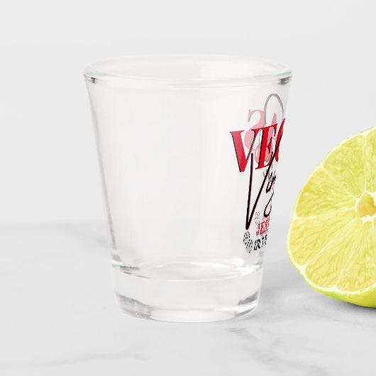 ベガスヴァージン|レッドさくらんぼベガス第1回タイマー ショットグラス (左)