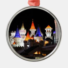 ベガス城ホテル ゲーム ベガスシティ カラフル メタルオーナメント