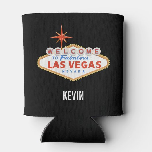 ベガス新郎週末パーティーのお土産クーラー 缶クーラー (裏面)