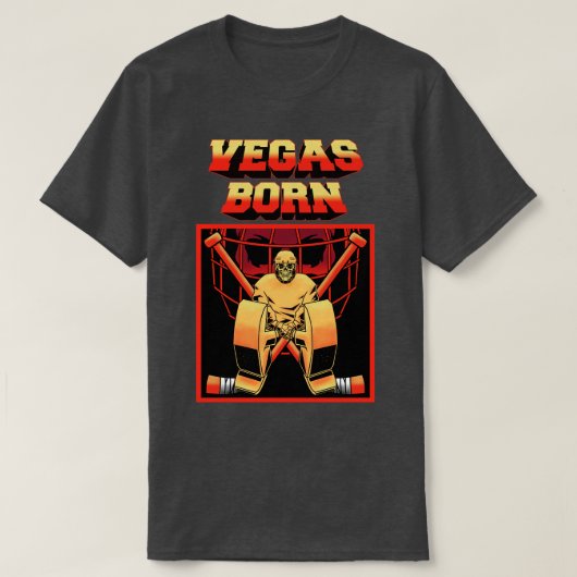 ベガス生まれ Tシャツ (デザイン正面)