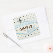 ベガス男の赤ちゃんTYステッカー スクエアシール (封筒)