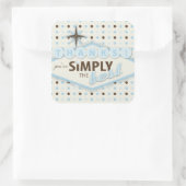 ベガス男の赤ちゃんTYステッカー スクエアシール (バッグ)