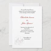 ベガス結婚式招待状 招待状 (裏面)