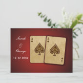 ベガス結婚式招待状 招待状 (スタンド正面)