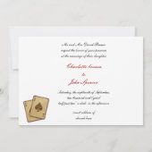 ベガス結婚式招待状 招待状 (裏面)