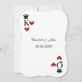 ベガス結婚式招待状 招待状 (正面)