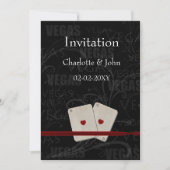 ベガス結婚式招待状 招待状 (正面)