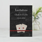 ベガス結婚式招待状 招待状 (スタンド正面)