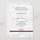 ベガス結婚式招待状 招待状 (裏面)