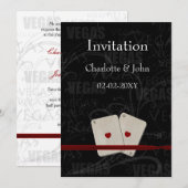 ベガス結婚式招待状 招待状 (正面/裏面)