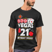 ベガス風21歳の誕生日パーティー・デザイン Tシャツ (正面)