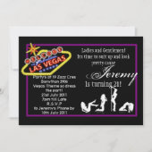 ベガス21 招待状 (正面)