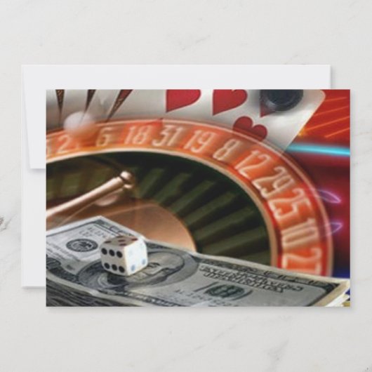 ベガス21 招待状 (裏面)