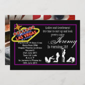 ベガス21 招待状 (正面/裏面)