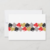 ベガス ウェディング ラスベガス カジノ 返信 カード (裏面)