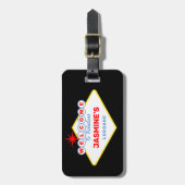 ベガス サイン カジノ テーマ ラゲッジタグ (正面縦)