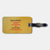 ベガス サイン カジノ テーマ ラゲッジタグ (裏面横)