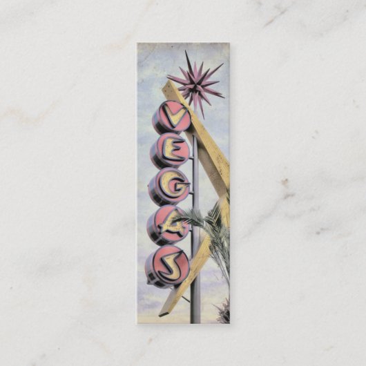 ベガス スキニー ビジネス プロファイル カード (正面)