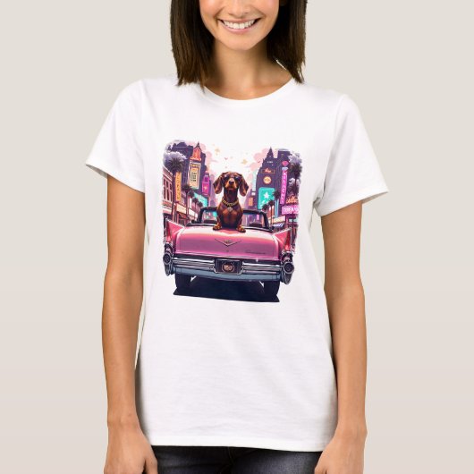 ベガス ドライブ グラム ドッグ Tシャツ (正面)