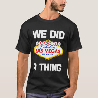 ベガス バチェラー パーティー ヴェガスで結婚 グルーム ブライド Tシャツ