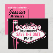 ベガス ピンク 保存の日 案内ポストカード (正面/裏面)