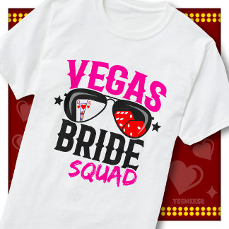ベガス ブライド スクワッド カジノ かわいい バチェラー パーティー Tシャツ
