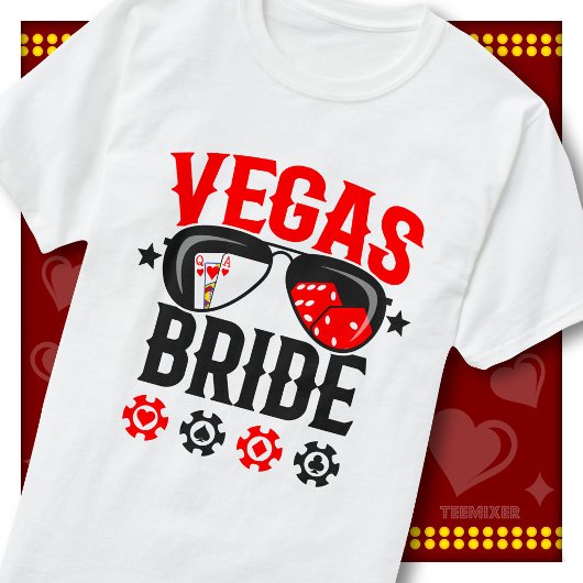 ベガス ブライド バチェラー カード サングラス Tシャツ