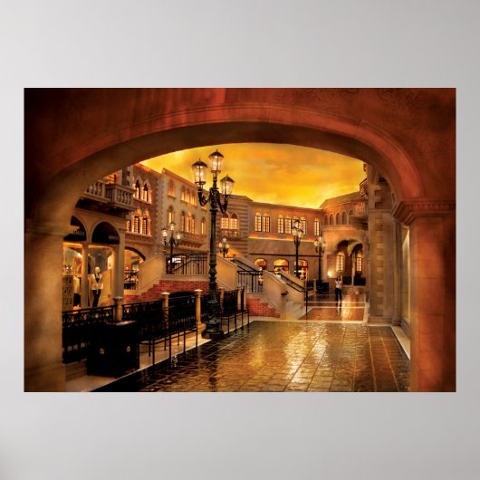 ベガス – ヴェネツィア – ヴェネツィアの通り ポスター (正面)